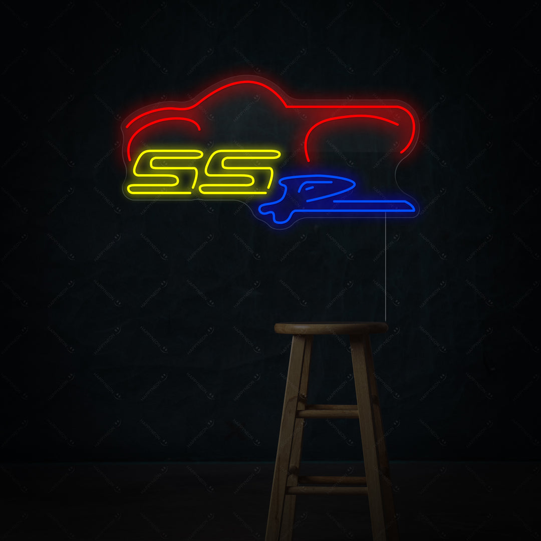 "SSR Bil" Neonskilt
