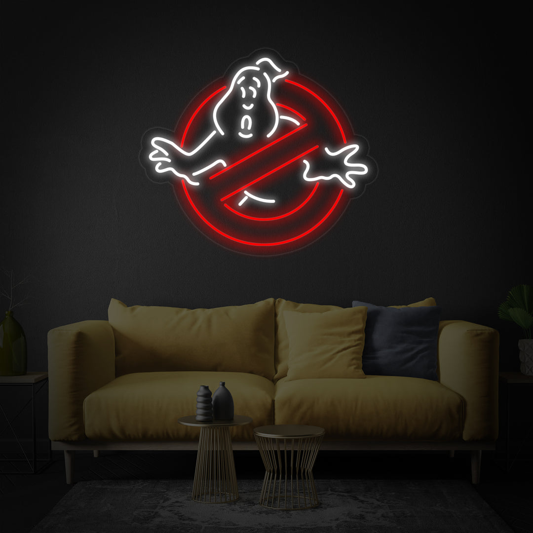 "Ghostbusters, Spøkelser" Neonskilt
