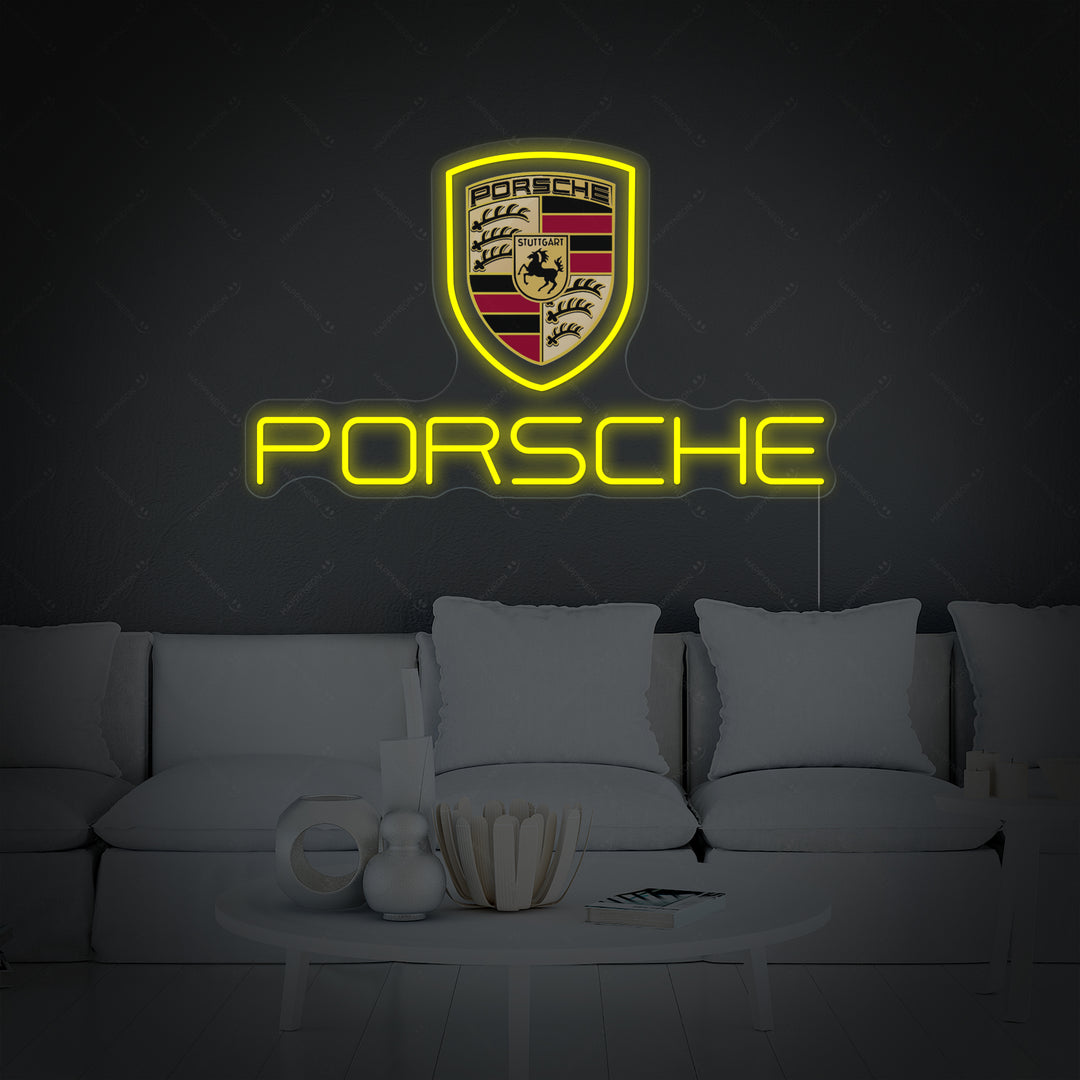 "Porsche" Neonskilt