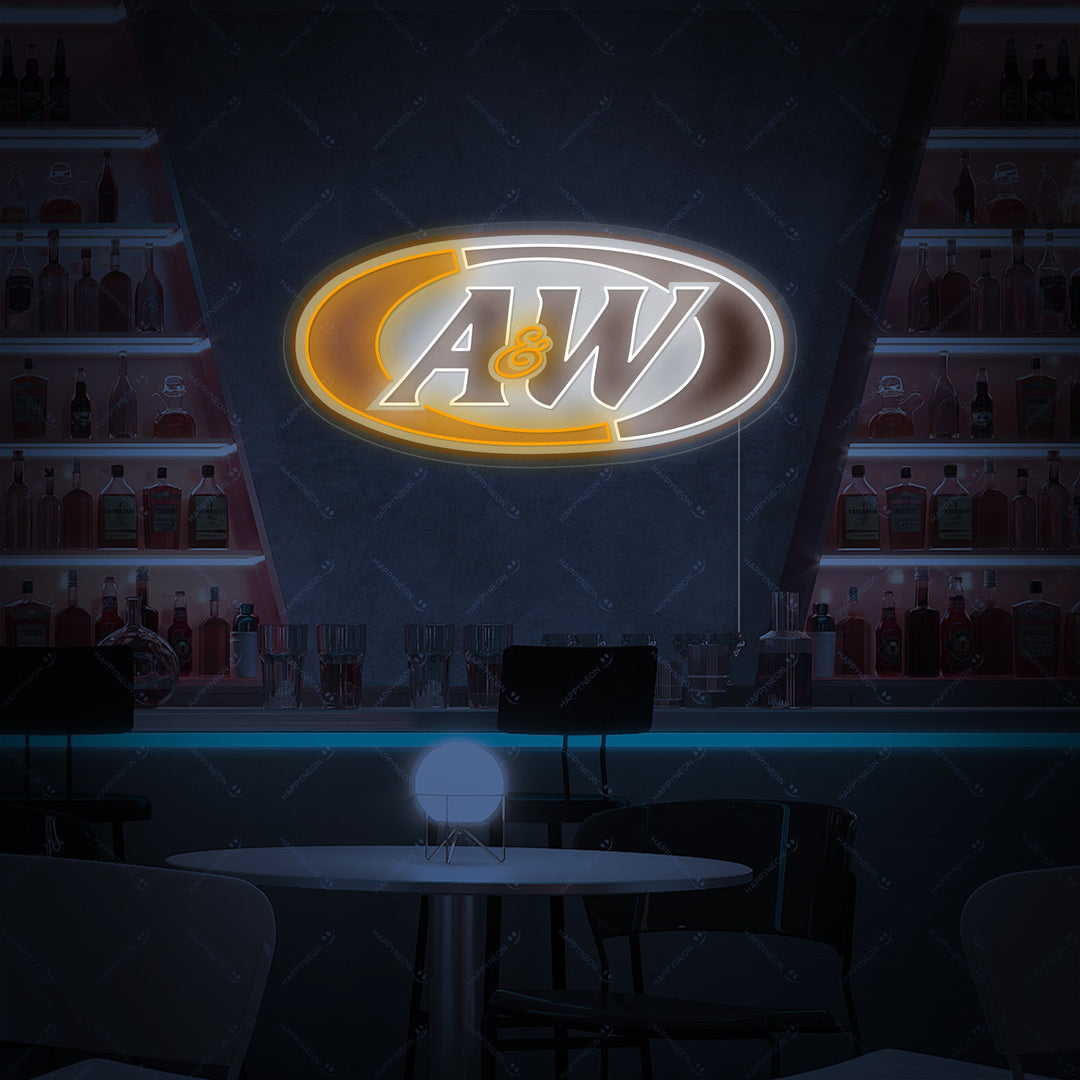 "A&W Beer-logo" Neonskilt