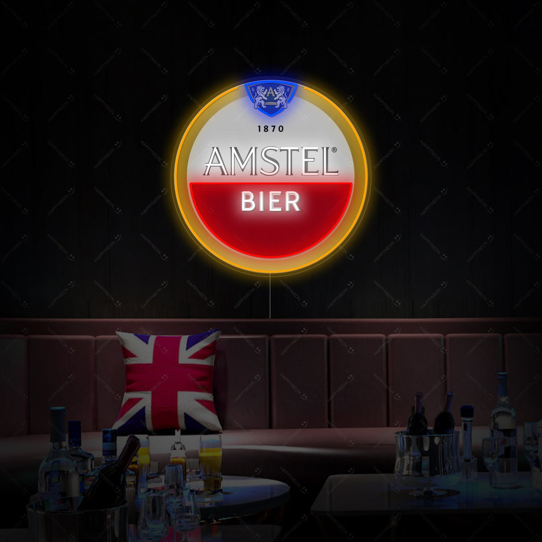 "Amstel-logo" Neonskilt