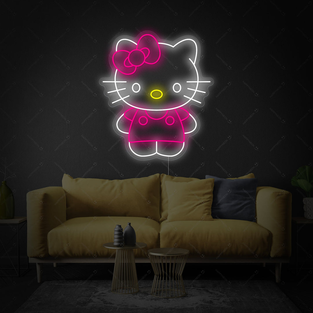"Hello Kitty" Neonskilt