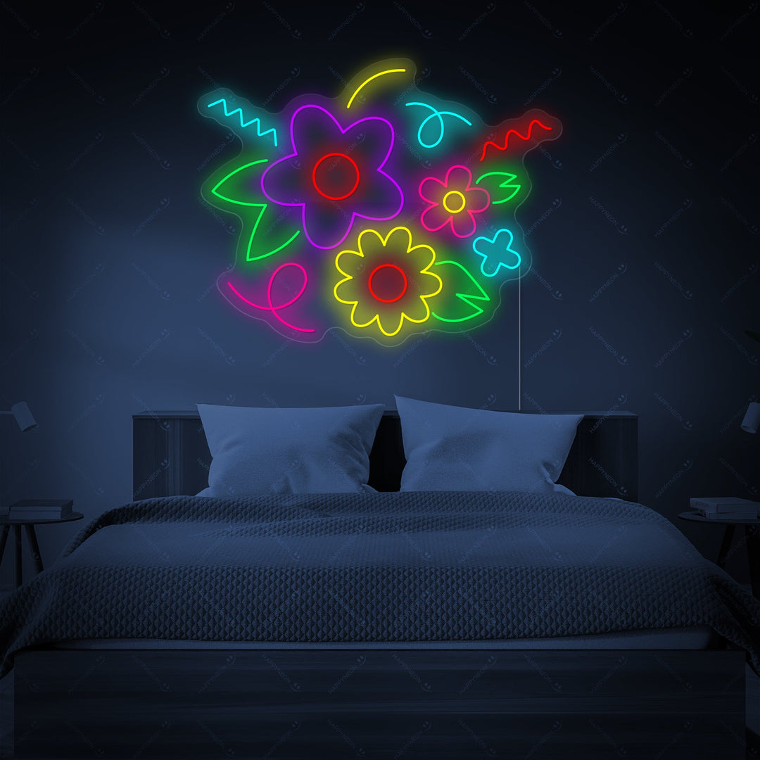 "Baby bukett" Neonskilt