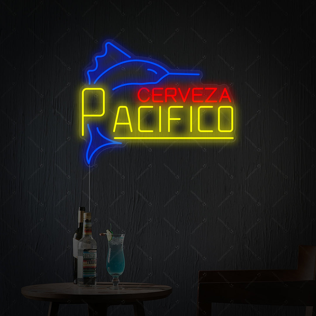 "Cerveza Pacifico" Neonskilt