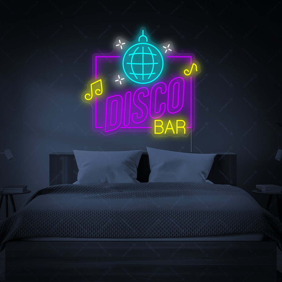"Disco Bar" Neonskilt