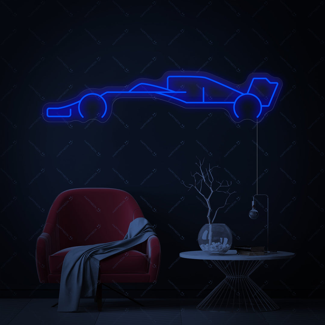 "F1 bil" Neonskilt