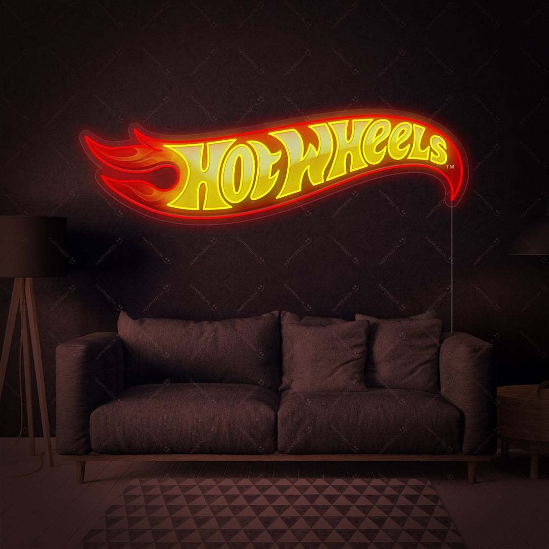 "Hot Wheels-logo" Neonskilt
