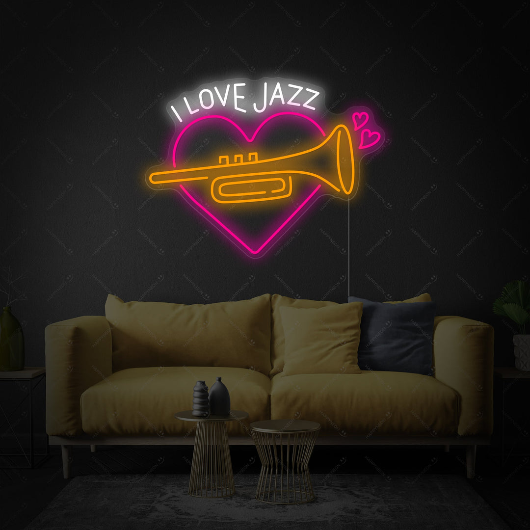 "Jazz musikk" Neonskilt