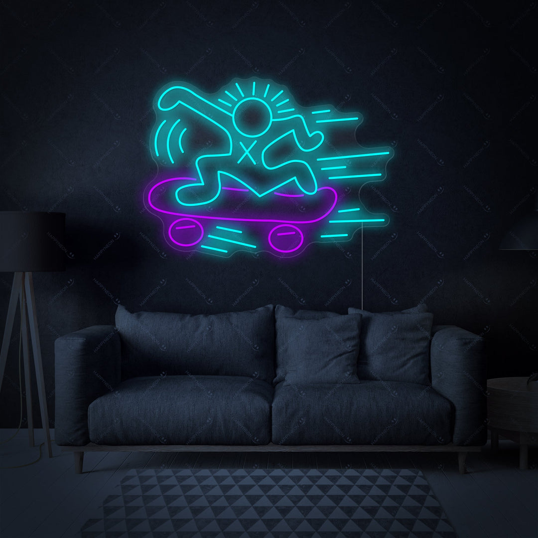 "Kh skateboard" Neonskilt