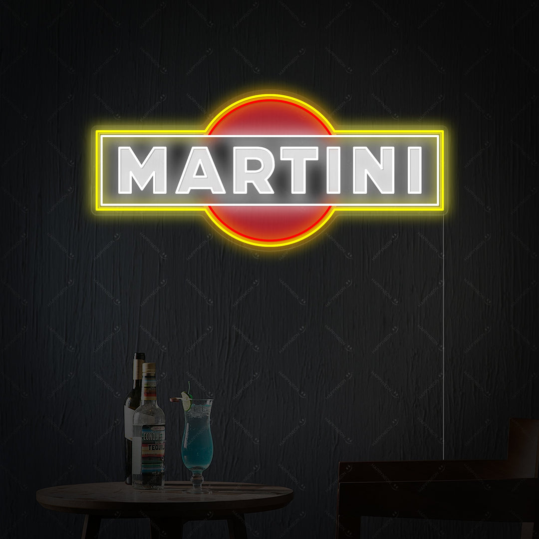 "Martini-logo" Neonskilt