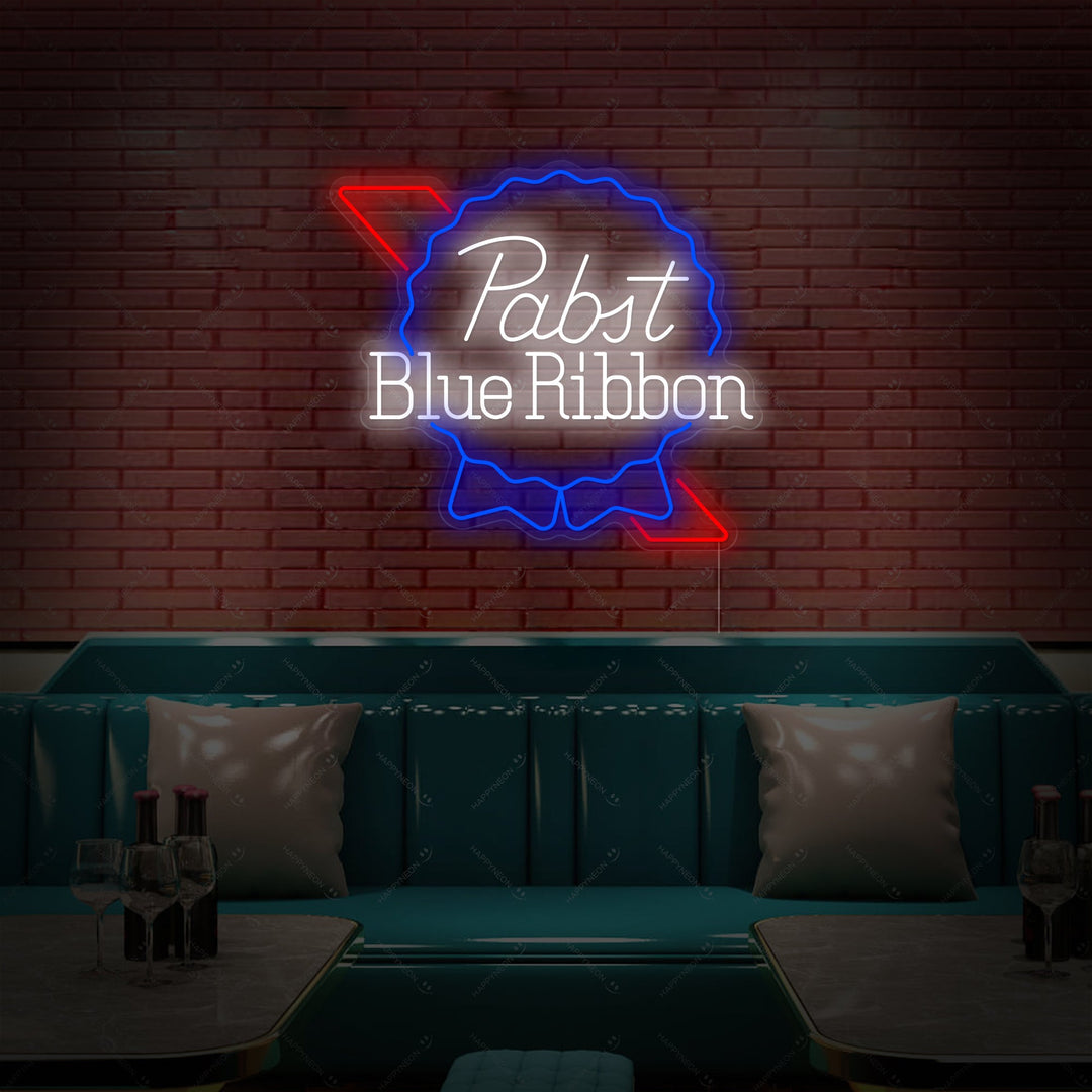 "Pabst Blue Ribbon" Neonskilt