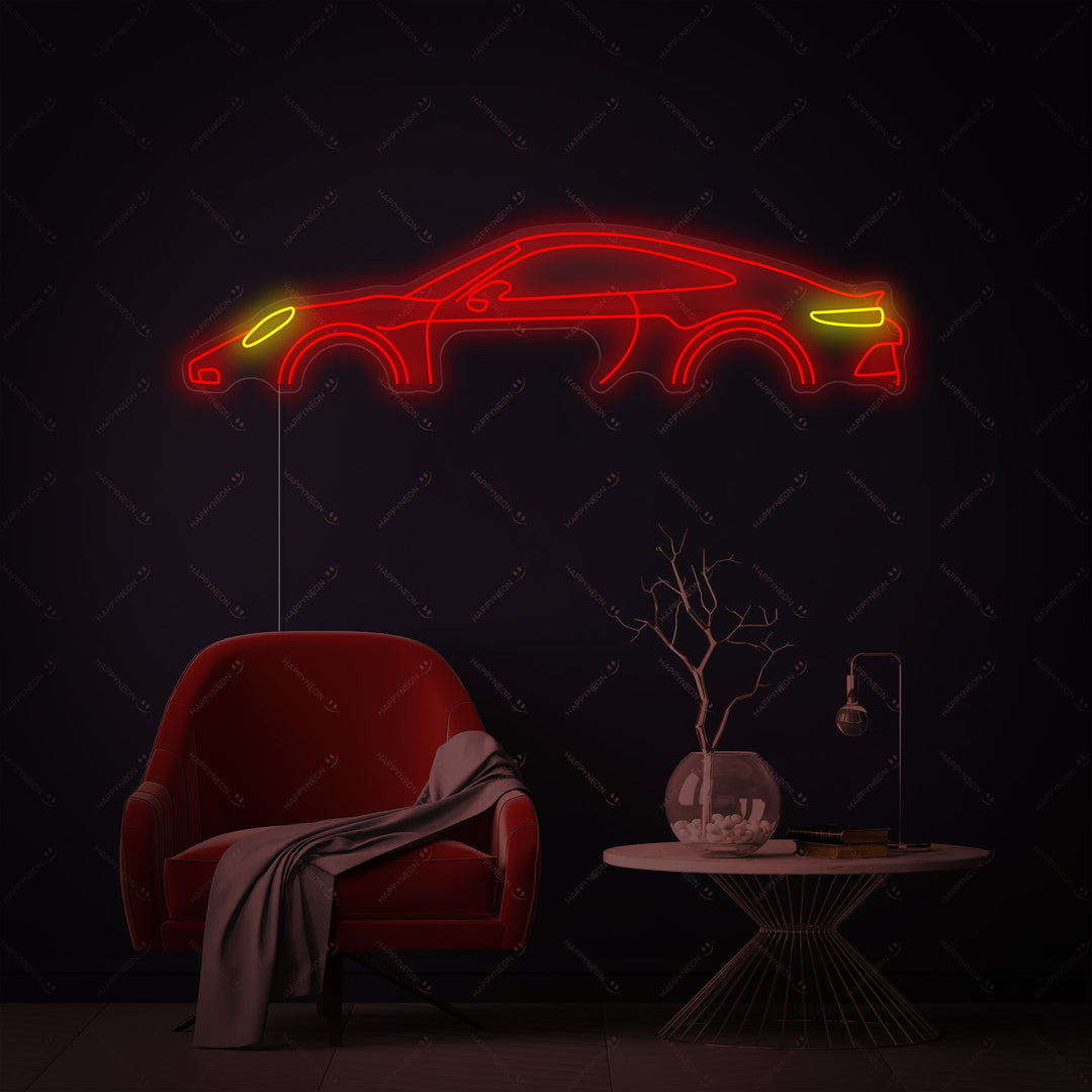 "Porsche" Neonskilt