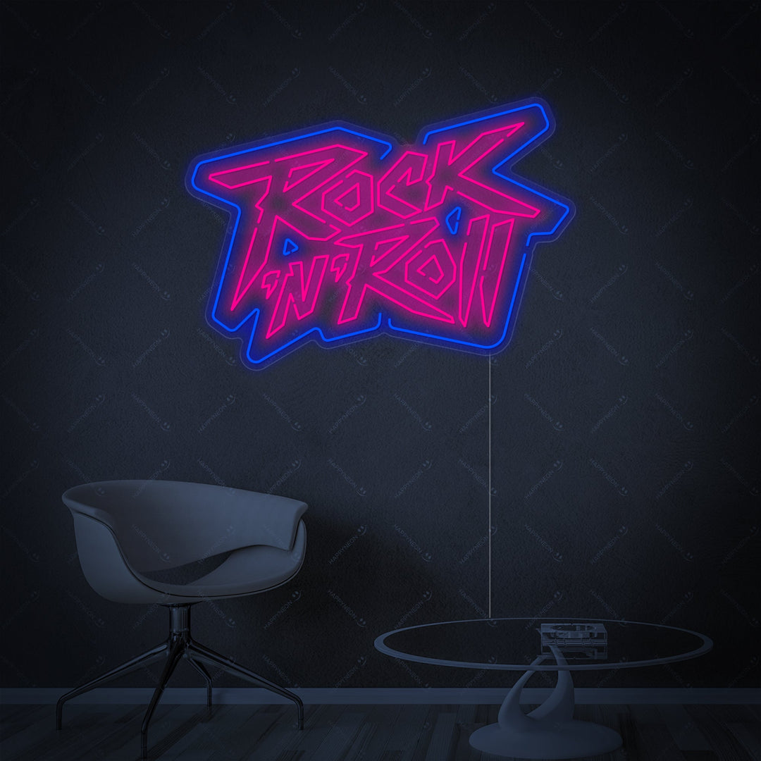 "Rock 'n Roll" Neonskilt