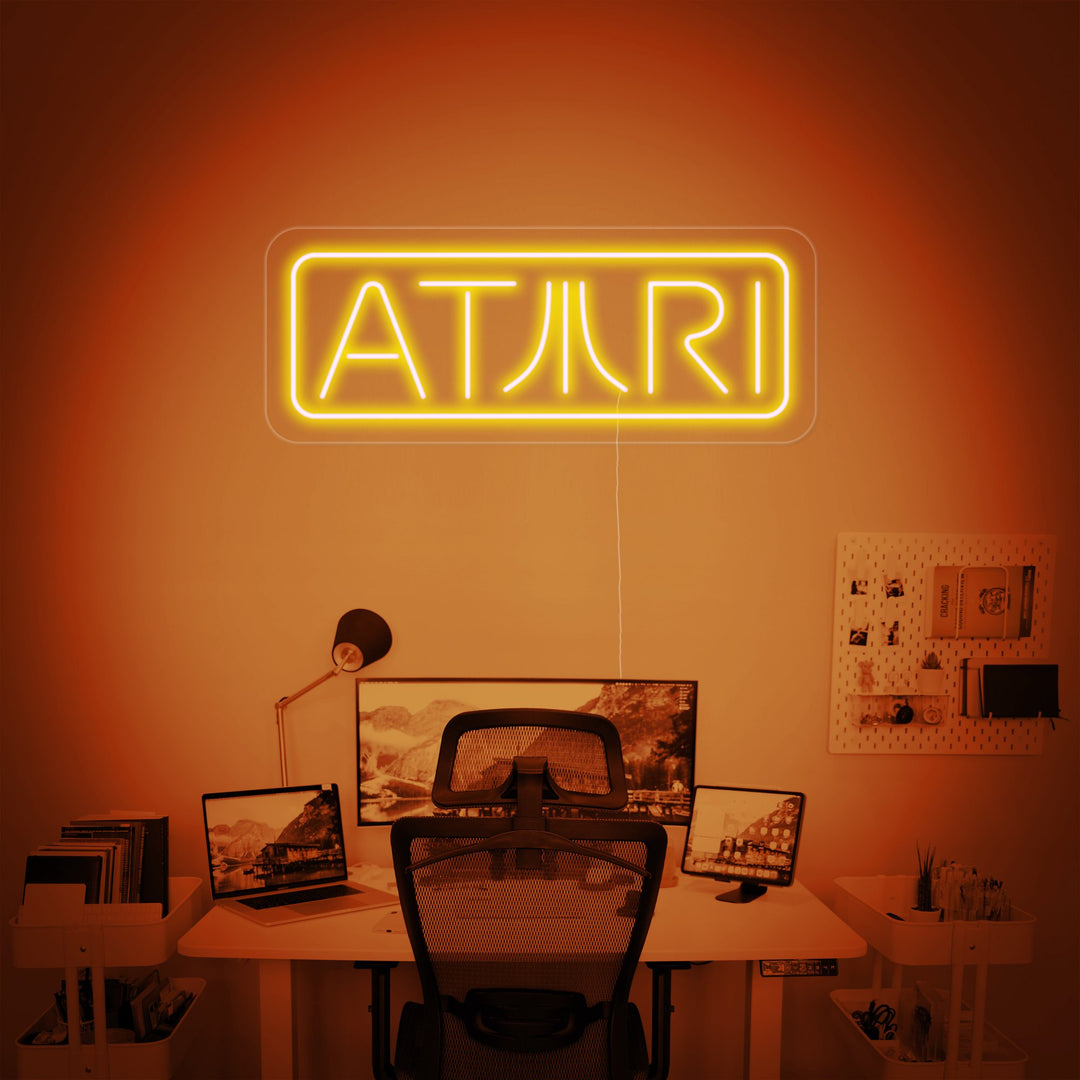 "Atari, Gamer Dekor" Neonskilt