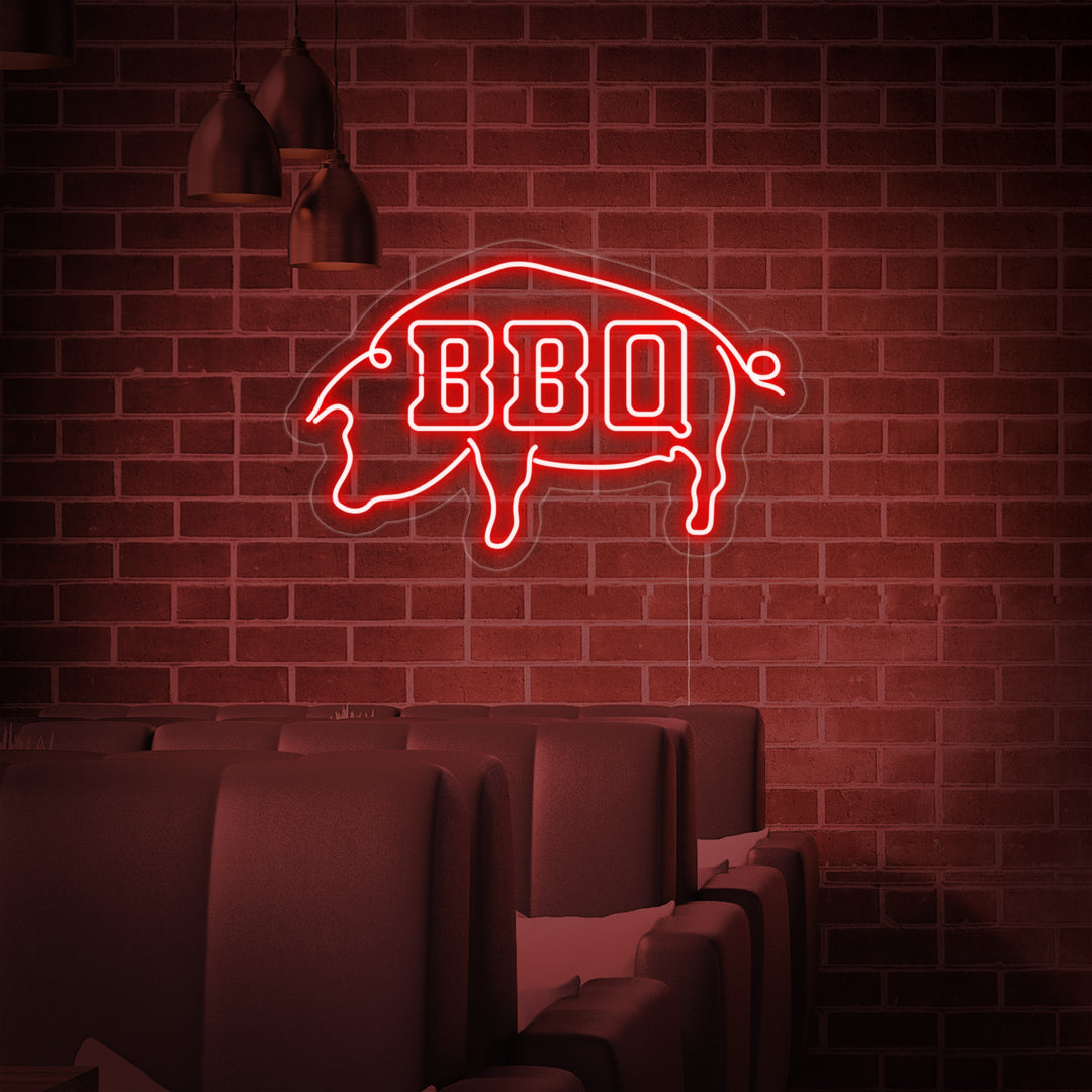 "BBQ" Neonskilt