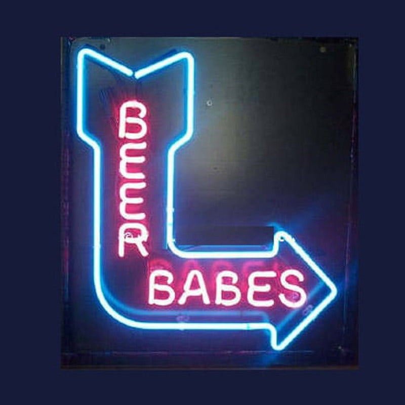 "Beer Babes" Neonskilt
