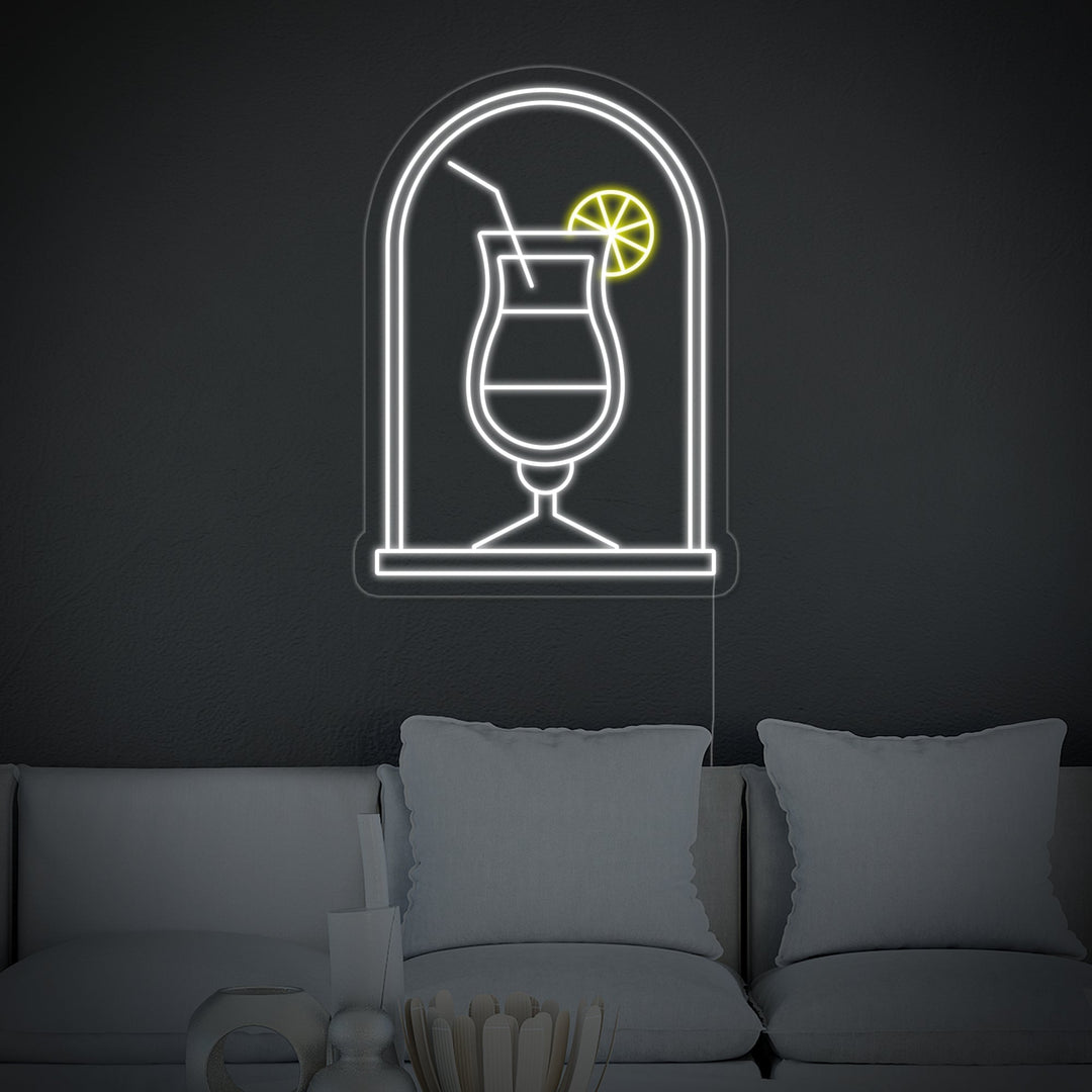 "Bohemske Cocktails" Neonskilt