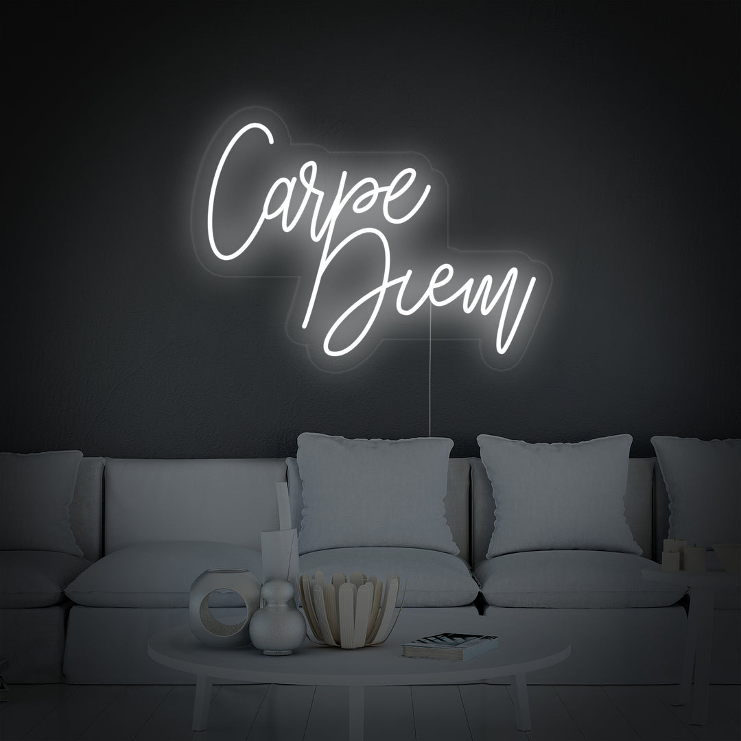 "Carpe Diem" Neonskilt