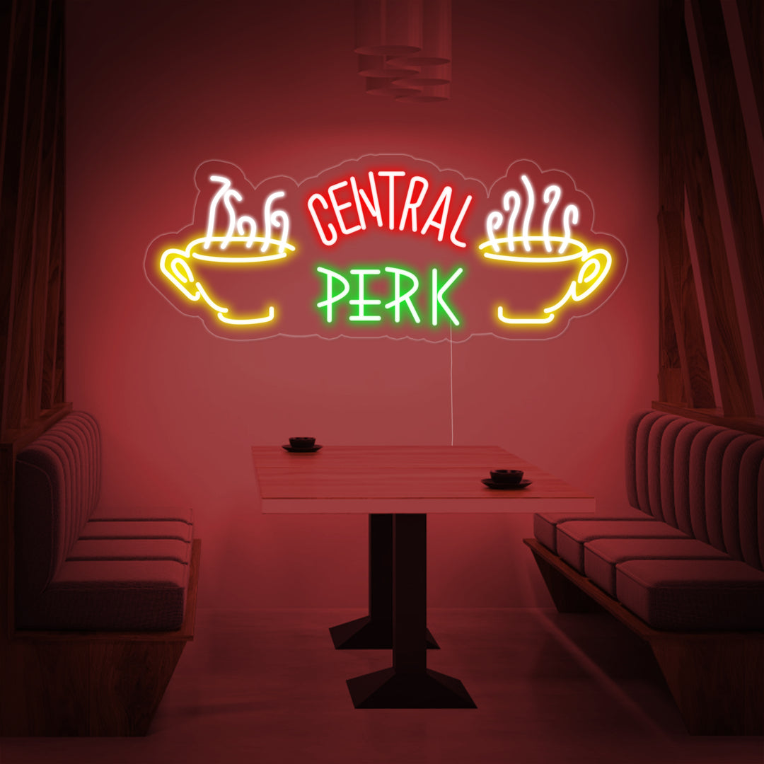 "Central Perk" Neonskilt