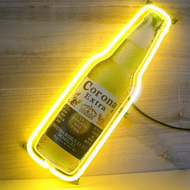 "Ølflaske" Neonskilt