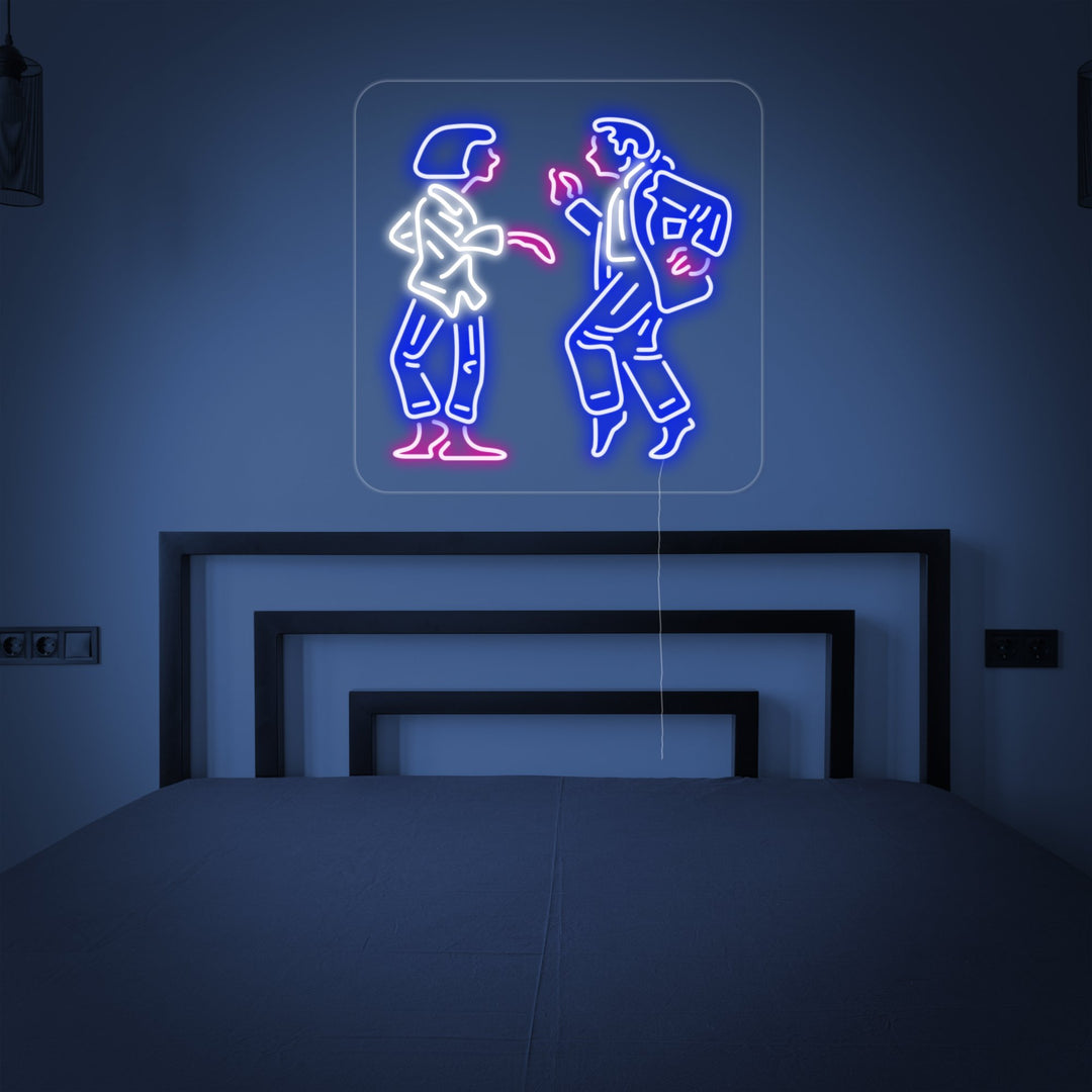 "Dansende Par" Neonskilt