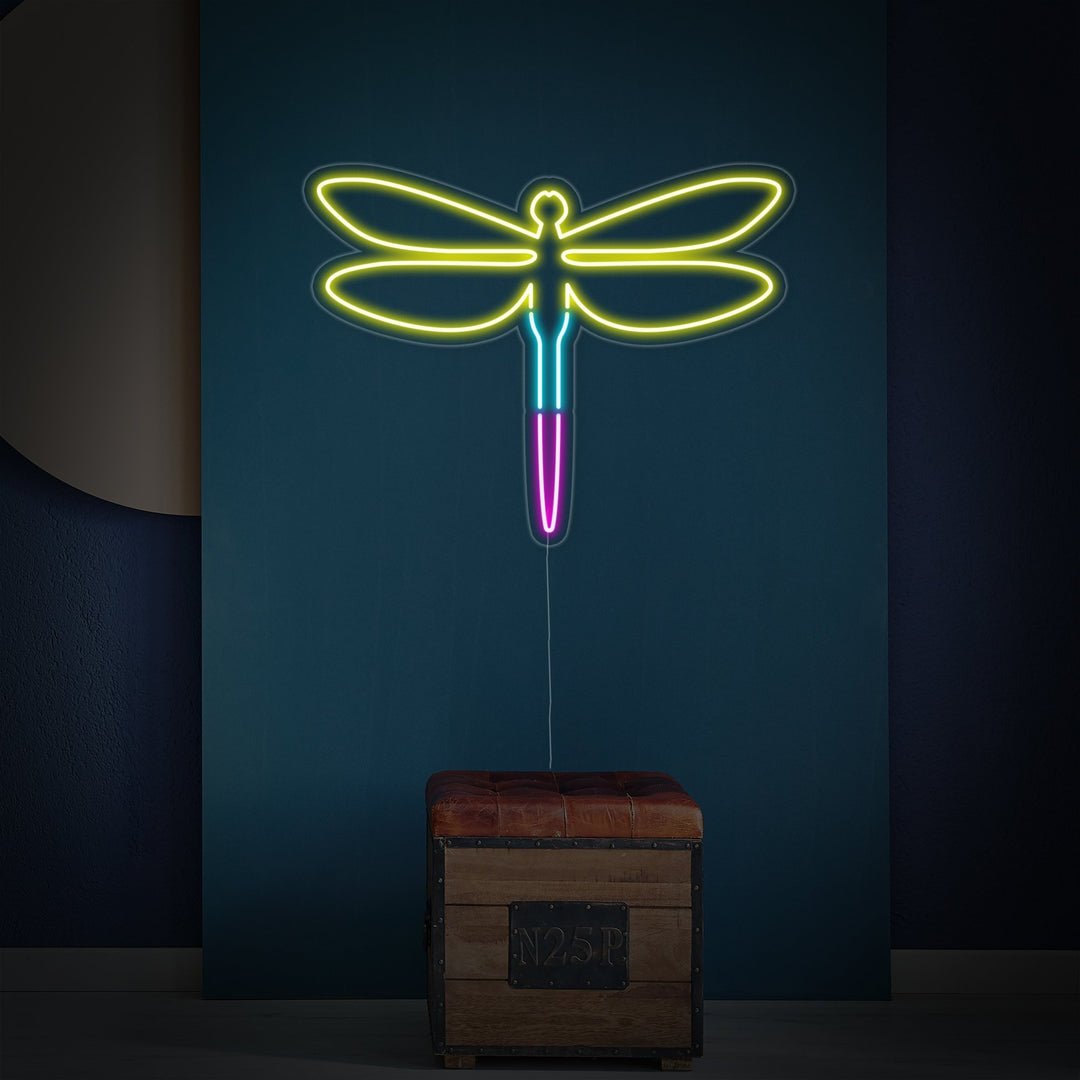 "Øyenstikker" Neonskilt