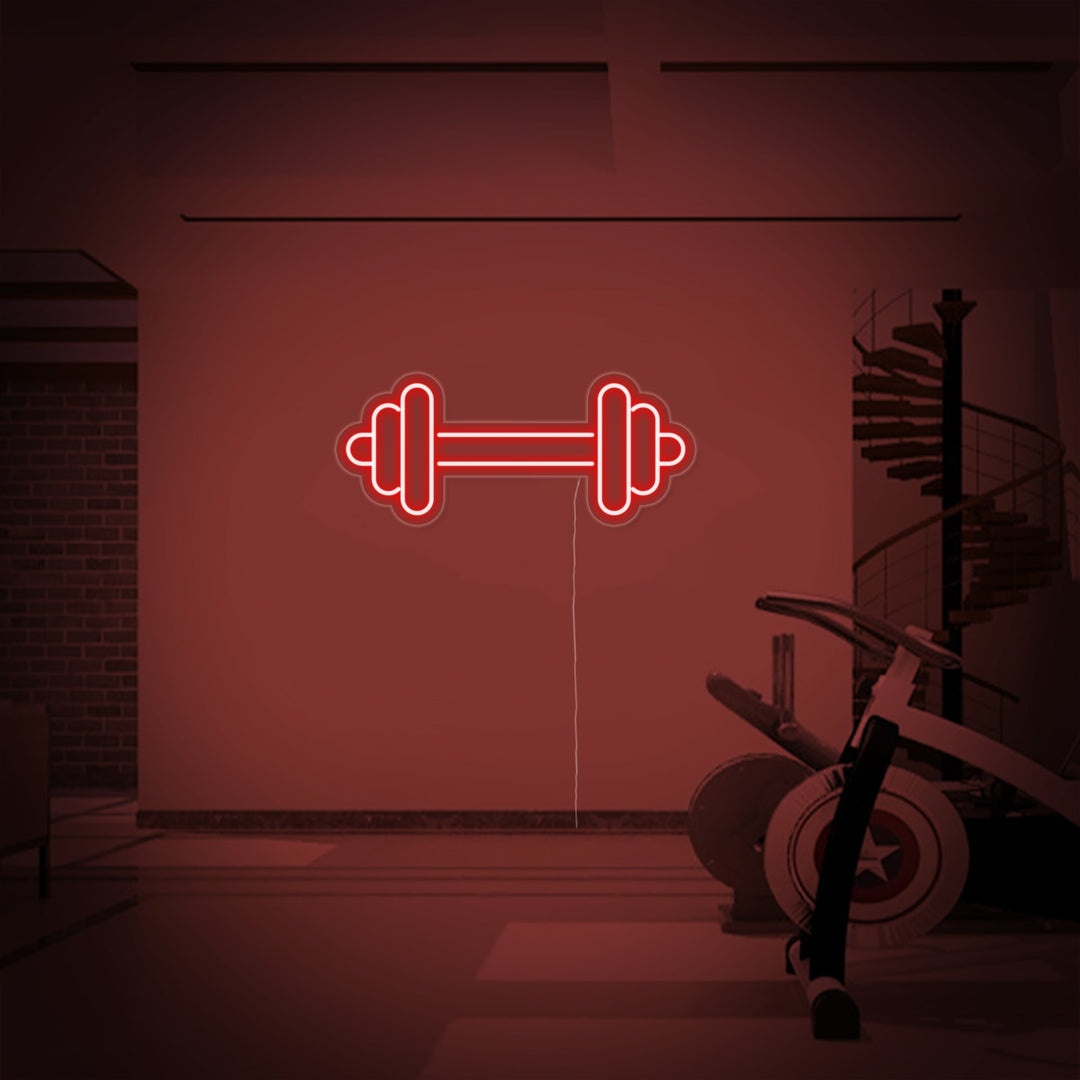 "Manual Vektstang" Gym Dekor, Treningsdekor, Treningsdekor Neonskilt