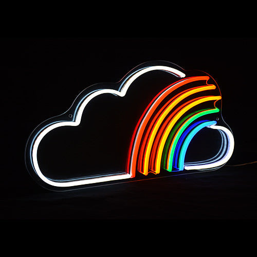 "Elementsymbol Regnsky" Neonskilt