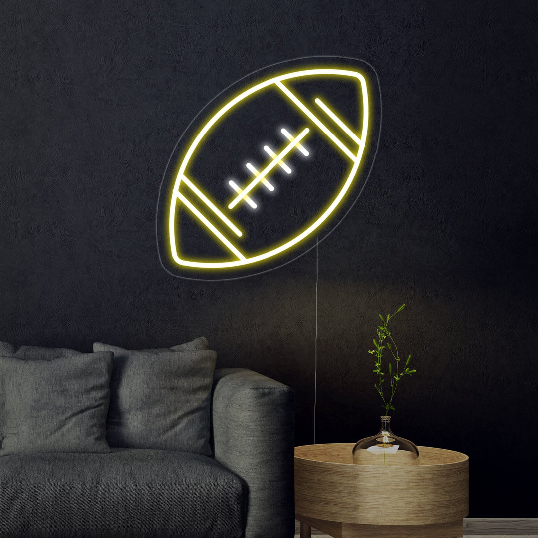 "Fotballball" Neonskilt