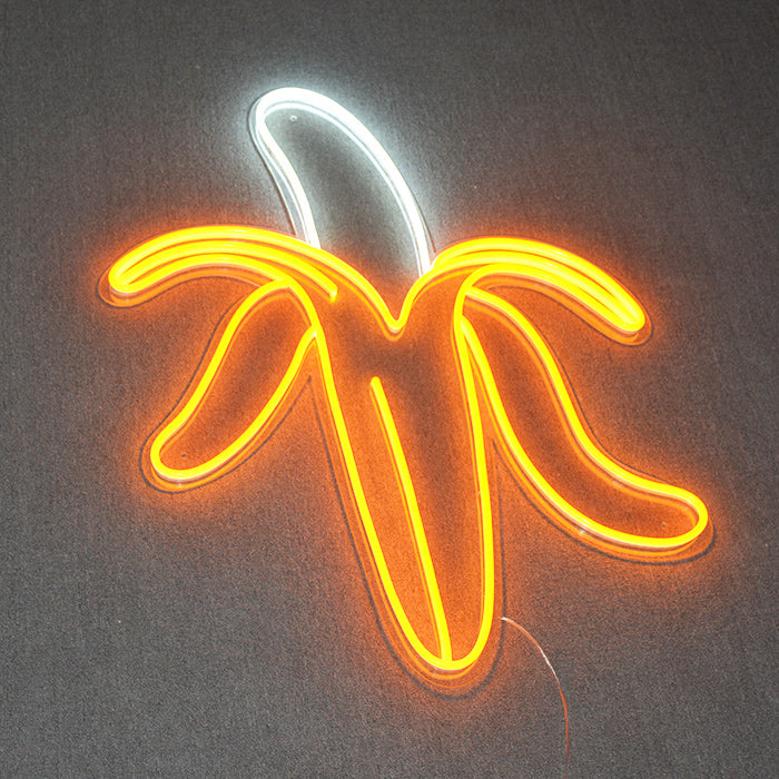"Frukt Banan" Neonskilt