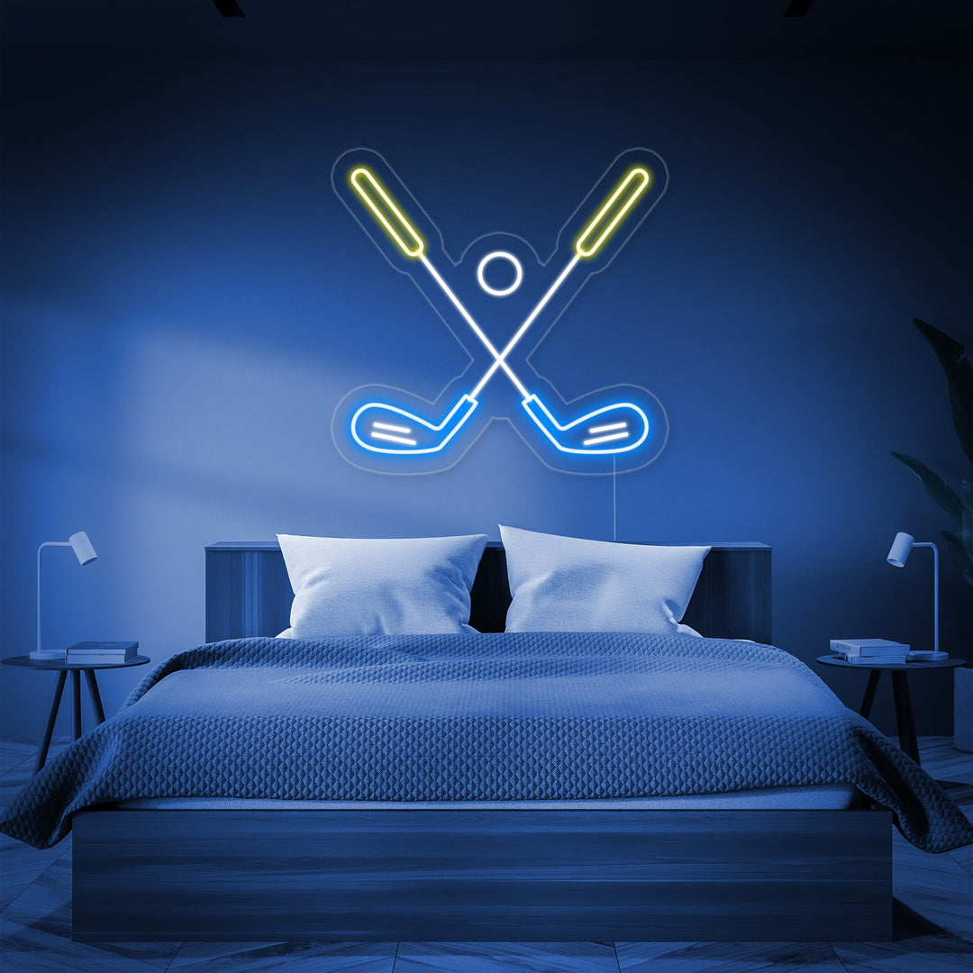 "Golfball" Neonskilt