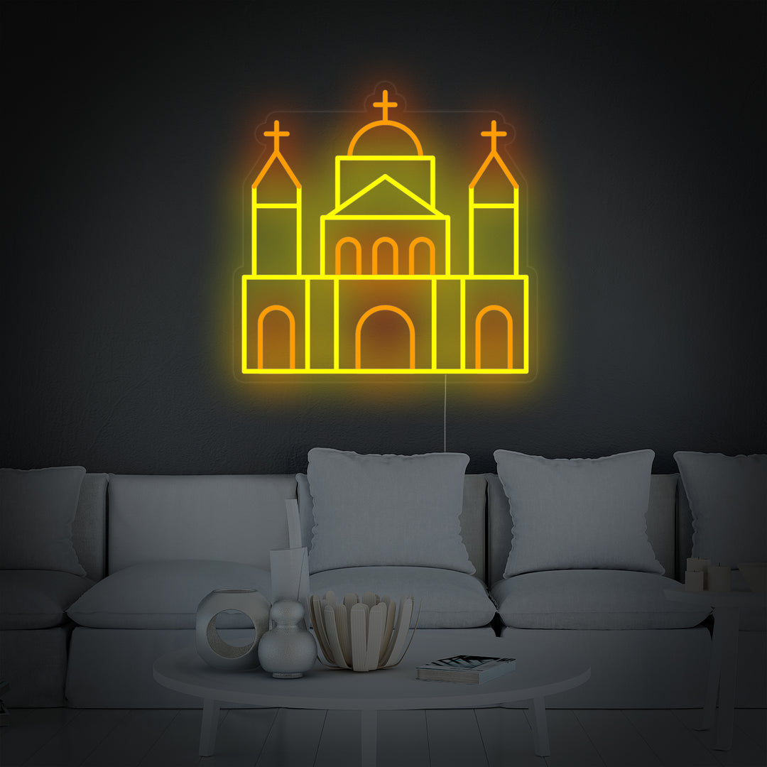 "London St. Pauls Katedral" Neonskilt