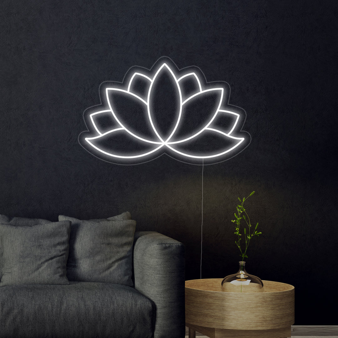 "Lotusblomst" Neonskilt