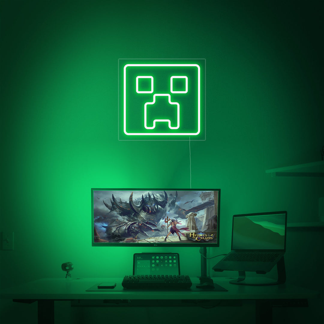 "Mcraft, Mcraft Romdekorasjon" Neonskilt
