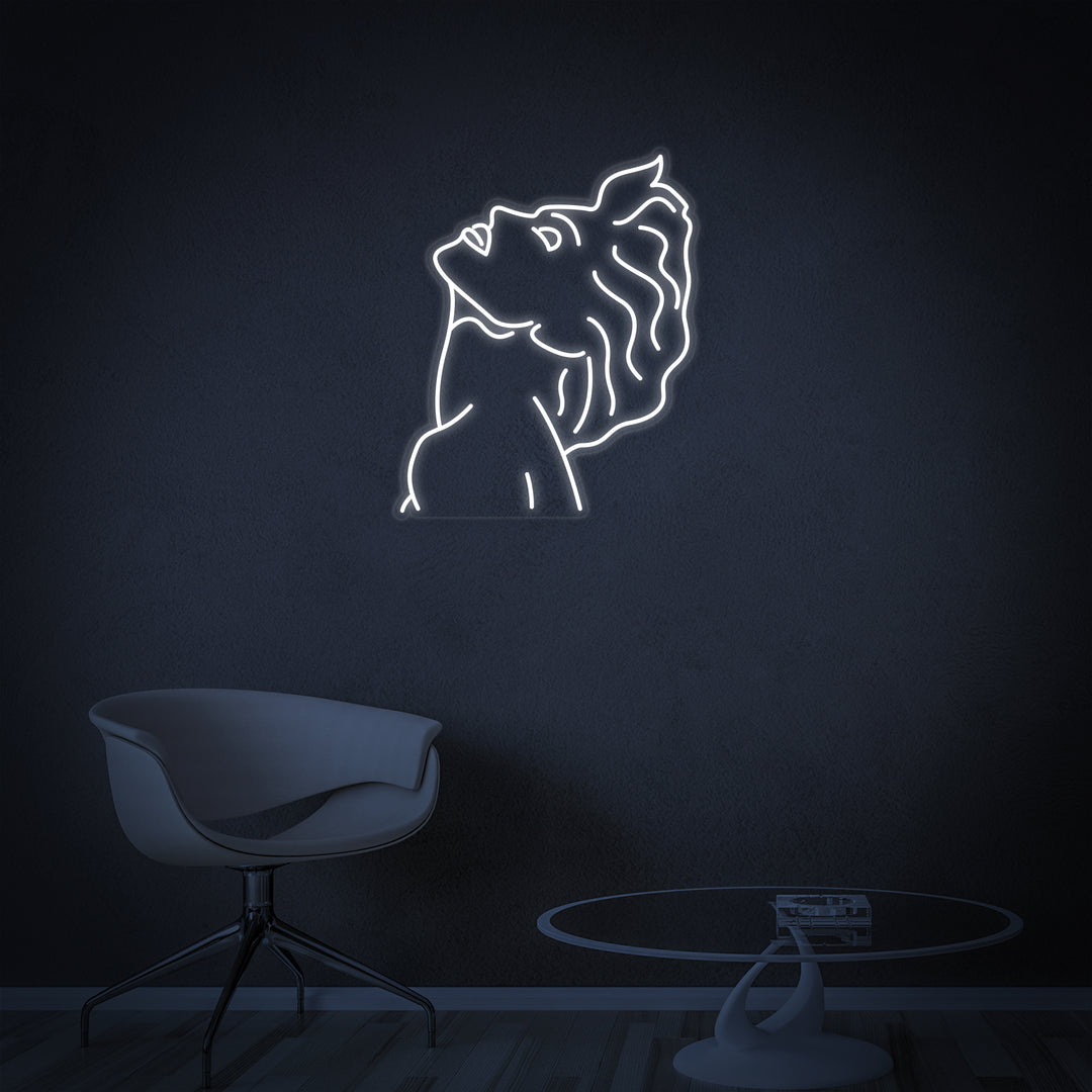 "Pop Art Sanger" Neonskilt