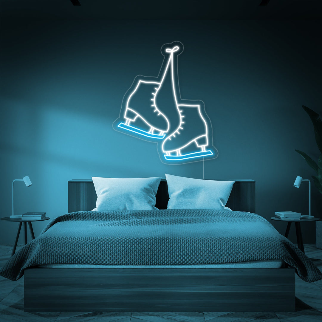 "Skøytesko" Neonskilt