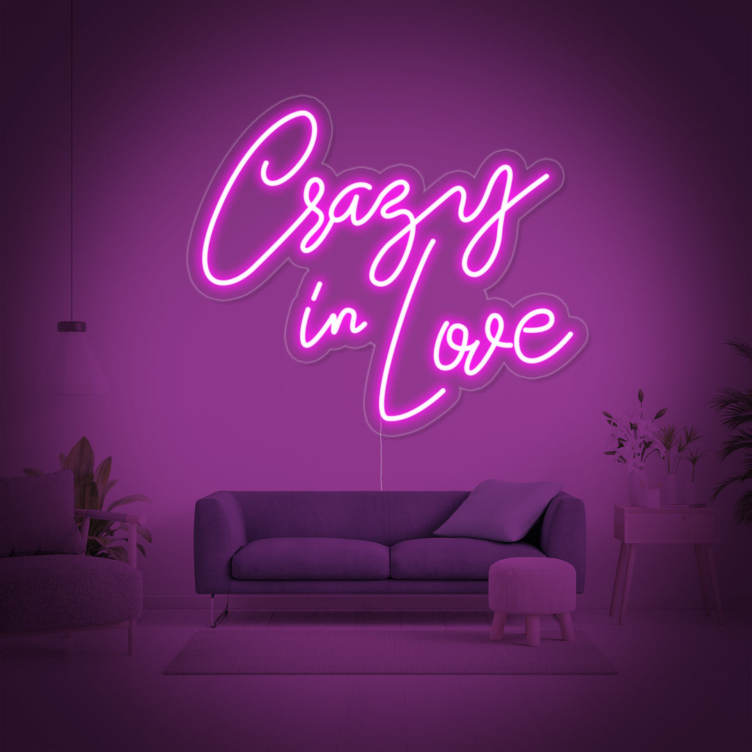 "Crazy In Love Neon" Neonskilt