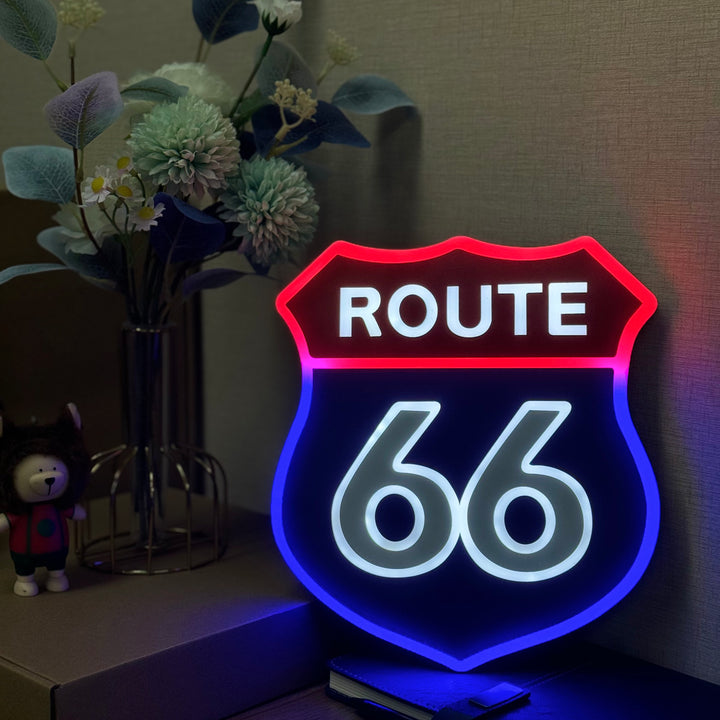 "Rute 66" Neon Like