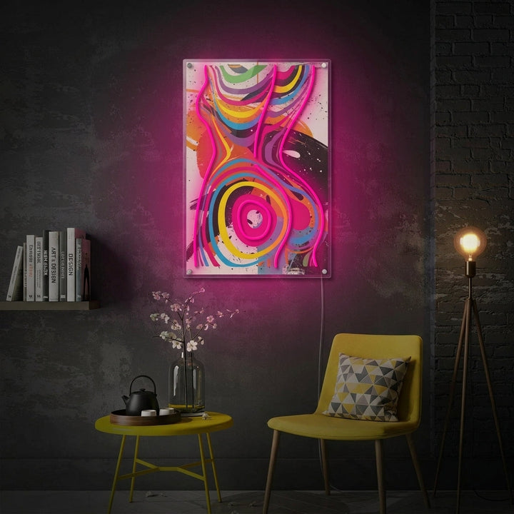 "Glødende Gudinne" Neonskilt