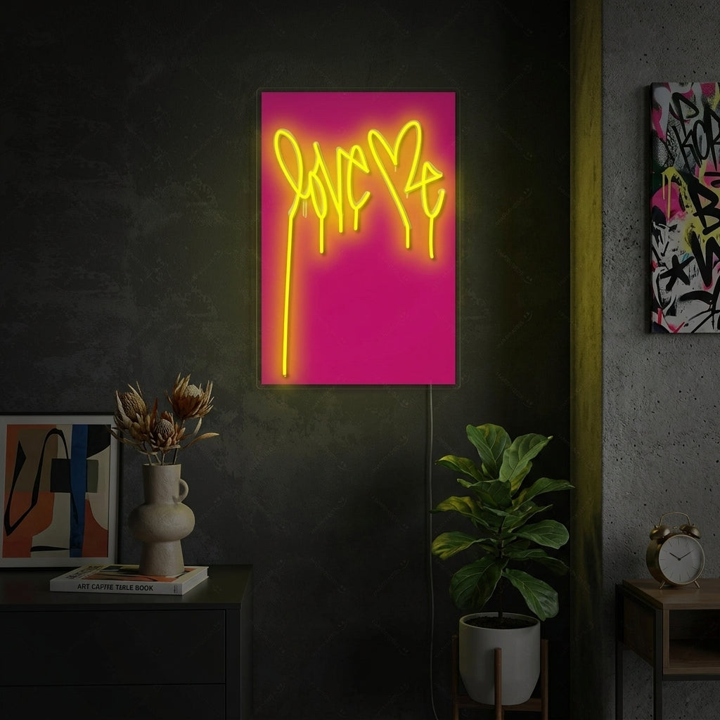"Love Me" Neonskilt