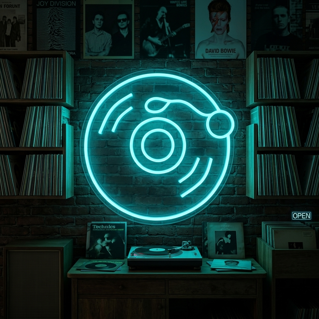 "Vinyl" Neonskilt