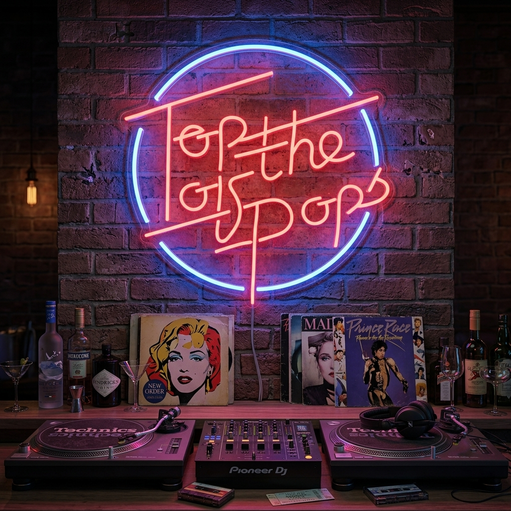 "Top of The Pops" Neonskilt