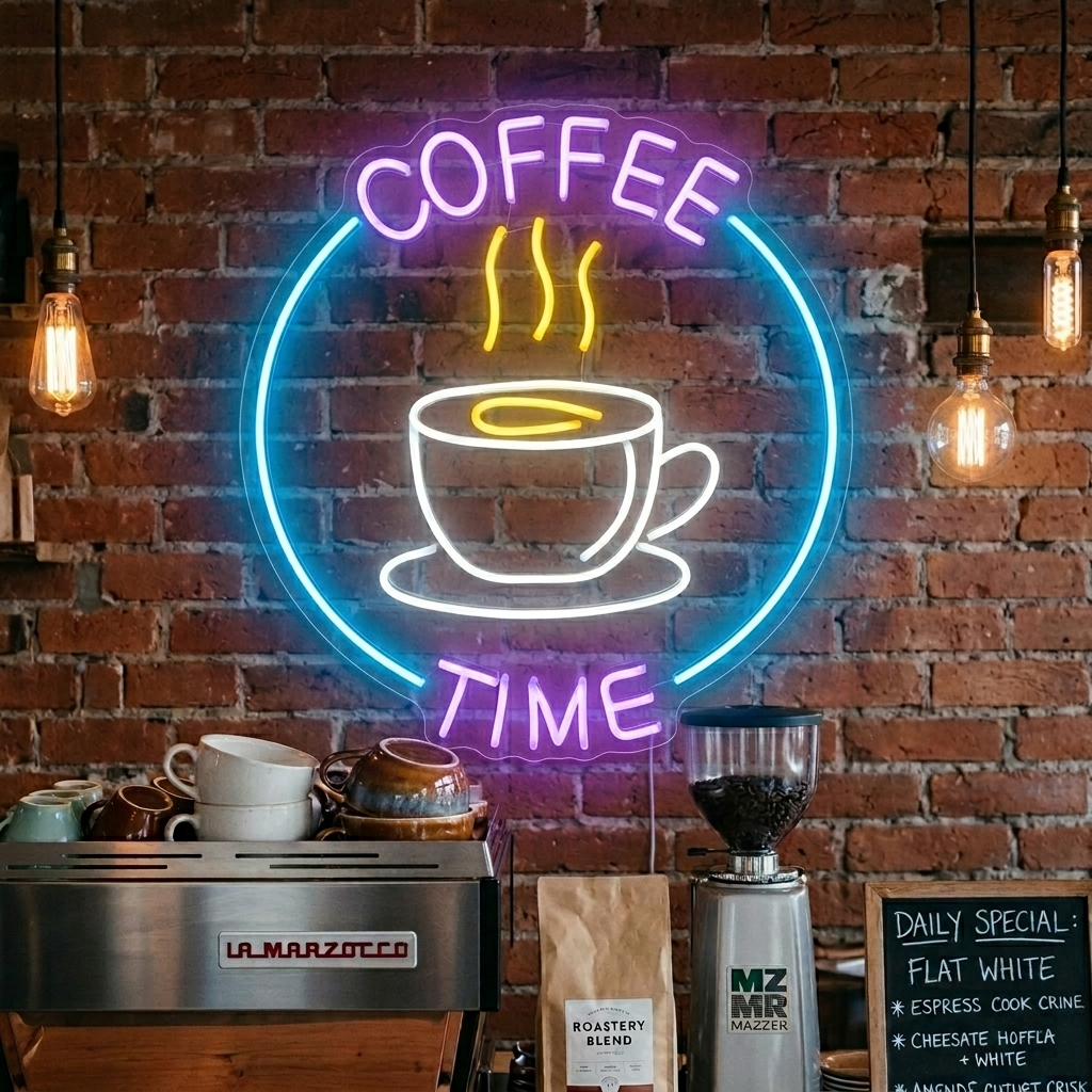 "Coffee Time" Neonskilt