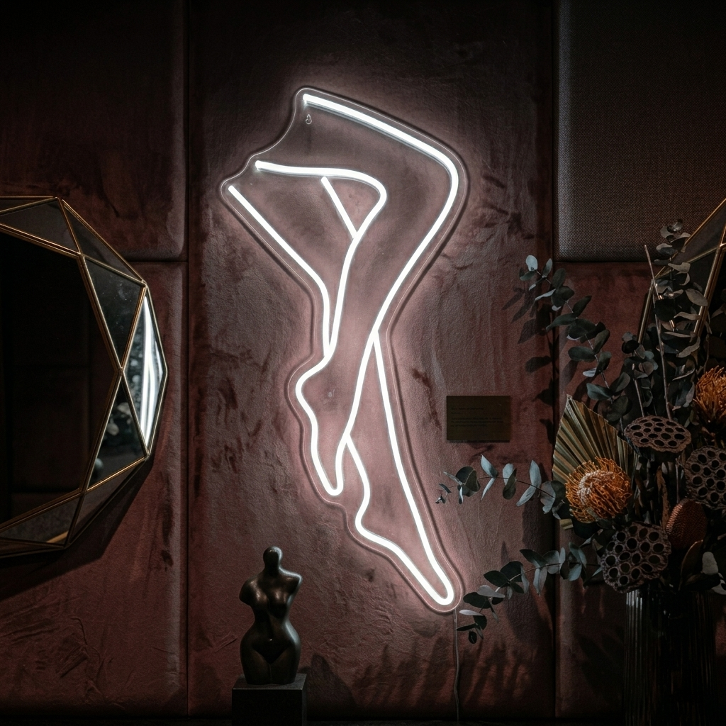 "Sexy Ben Dame" Neonskilt