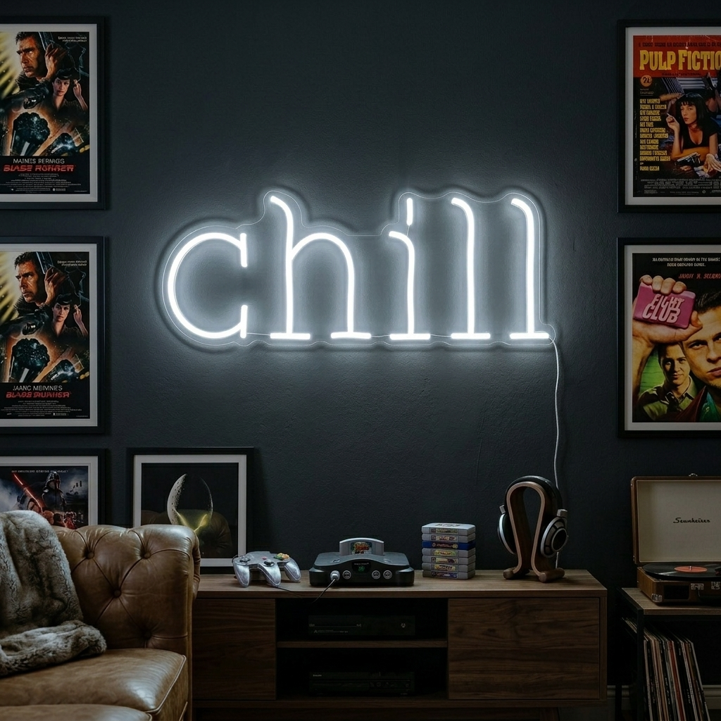 "Chill" Neonskilt