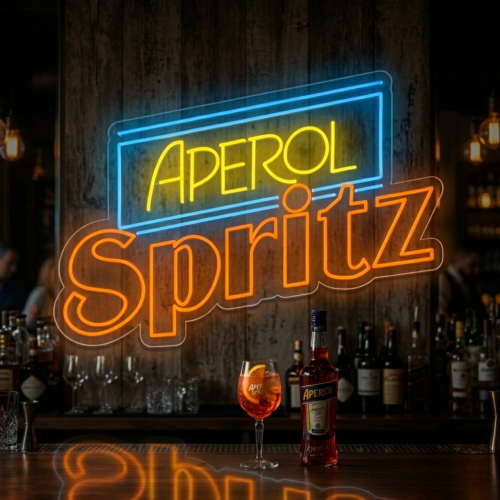 "Aperol Spritz" Ølbar Neonskilt