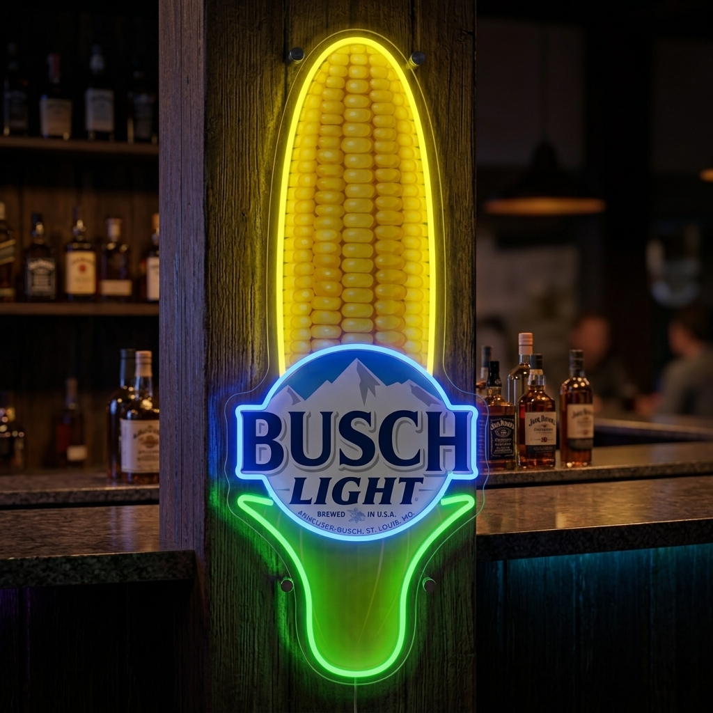 "Maisøllogo" Neonskilt