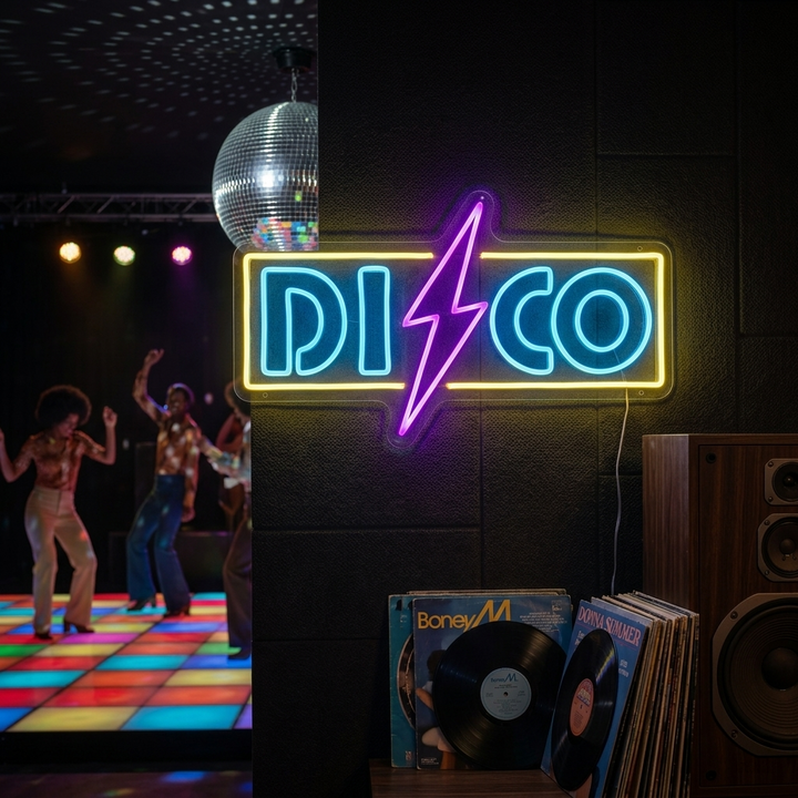 "Disco" Neonskilt