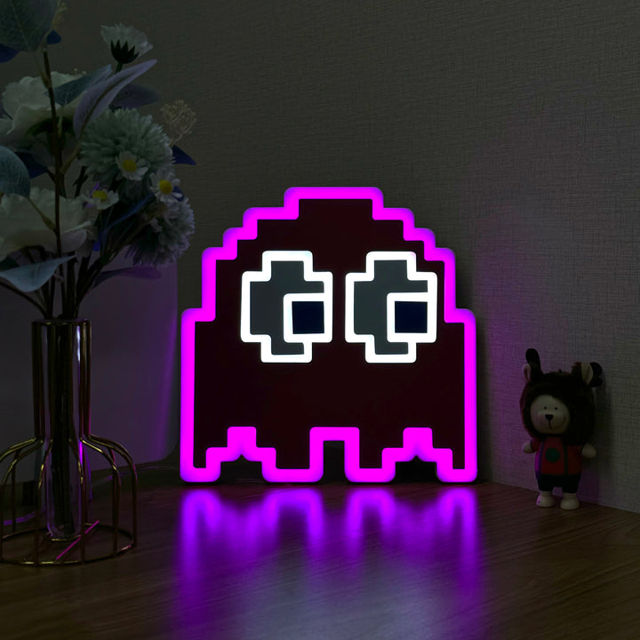 "Arcade Ghost" Neon Like