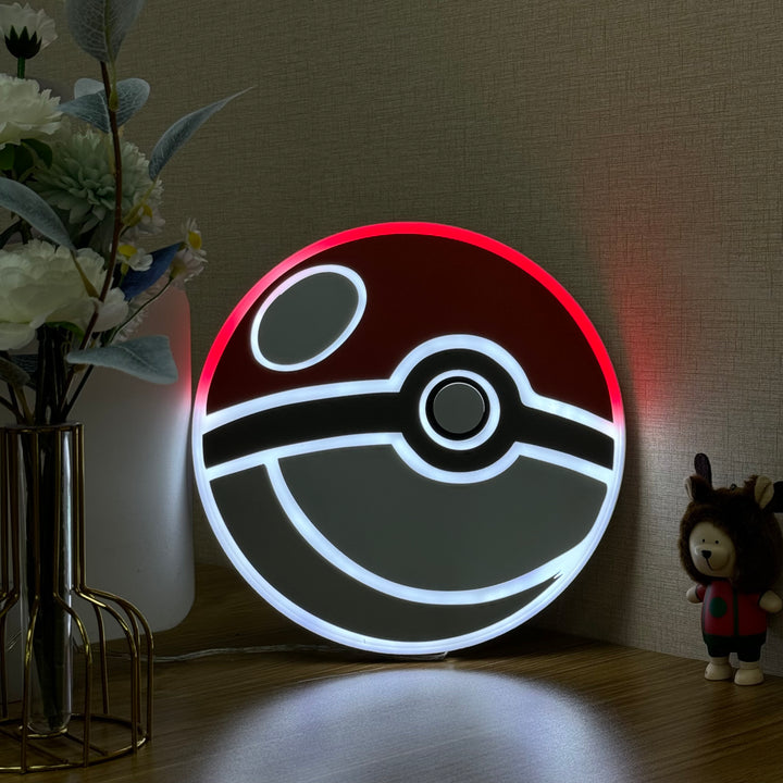 "Poke Ball" Neon Like